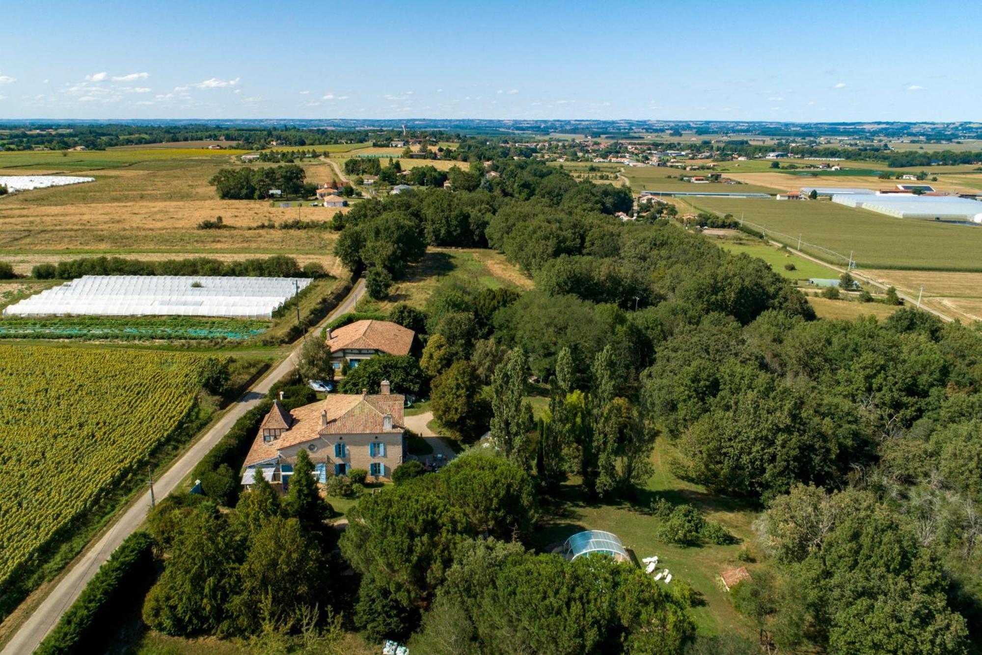 La Maison De L'Ecolieu Du Turc - Piscine Partagee Le Mas-dʼAgenais Zewnętrze zdjęcie