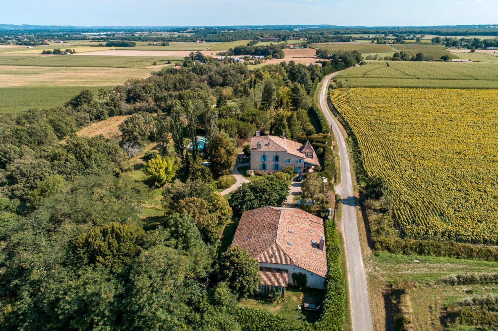 La Maison De L'Ecolieu Du Turc - Piscine Partagee Le Mas-dʼAgenais Zewnętrze zdjęcie